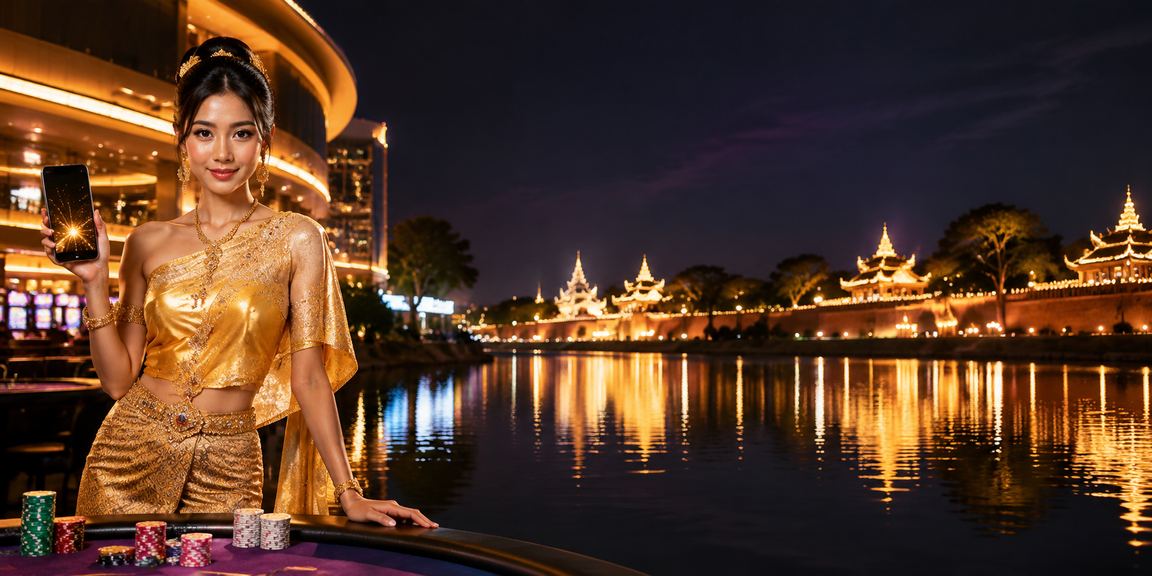 မန္တလေးနန်းတော်မြို့မှာ ဖုန်းဖြင့် naga အသုံးပြုနေသူ